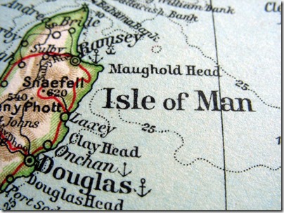 Old school map of the Isle of Man