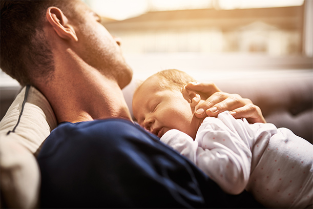 Mother with her daughter thinking of getting life insurance